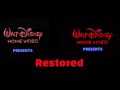 Walt Disney Home Video Logo 1986 2001 Restored HD