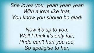 McFly - She Loves You Lyrics
