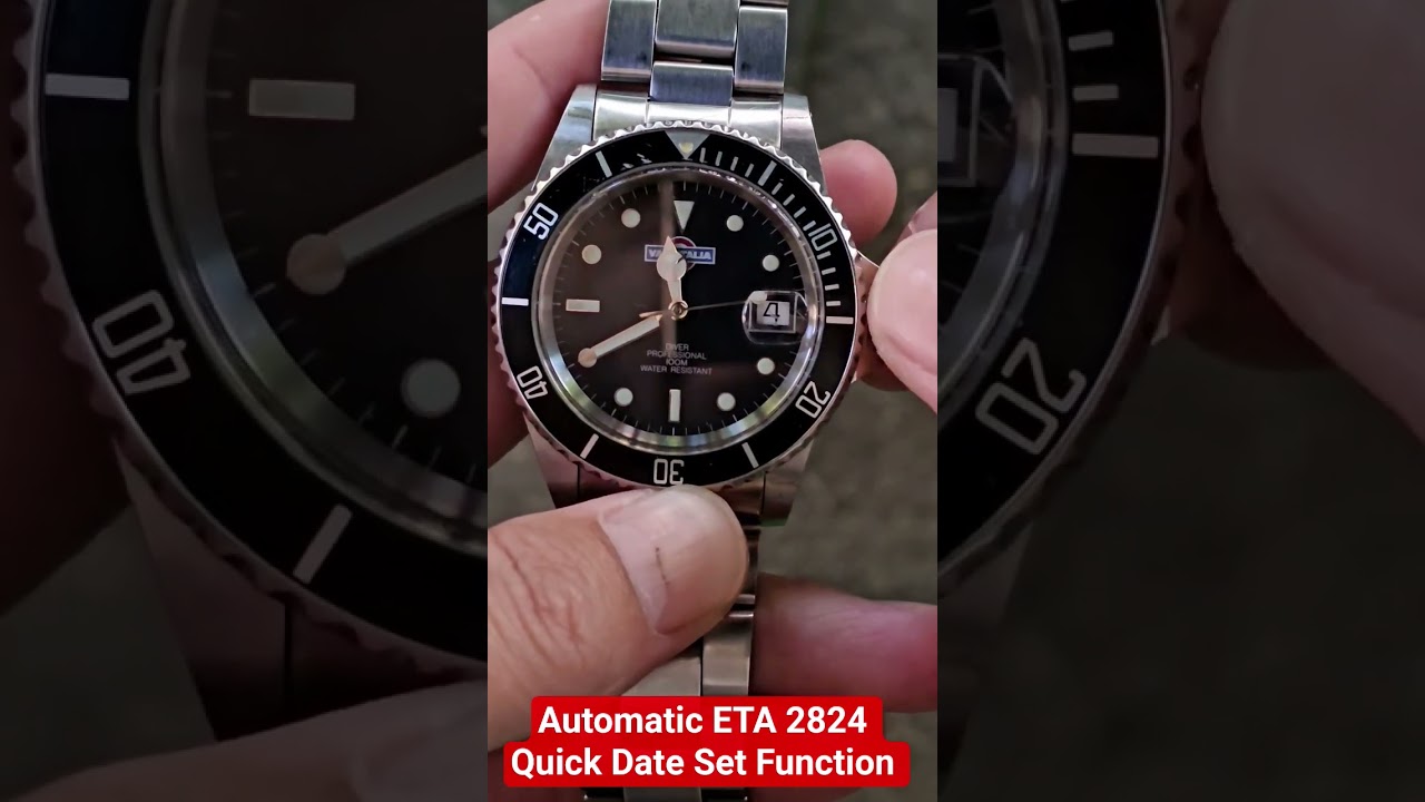 Automatic ETA 2824 Quick Date Set Function