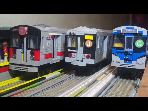 Lego MTA Subway Action! Lego Subway Car action at 23rd Street Station!