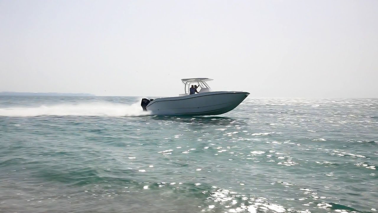 Первые ходовые испытания Hysucat CC30 Sport Fisher