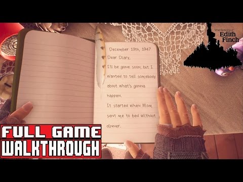 What Remains of Edith Finch Gameplay Walkthrough Part 1 FULL GAME - No Commentary