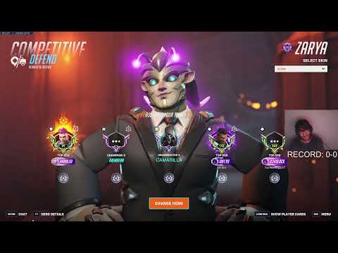 18K DMG! Zarya DOMINATE IN RANKED - HARBLEU ZARYA GAMEPLAY SEASON 19