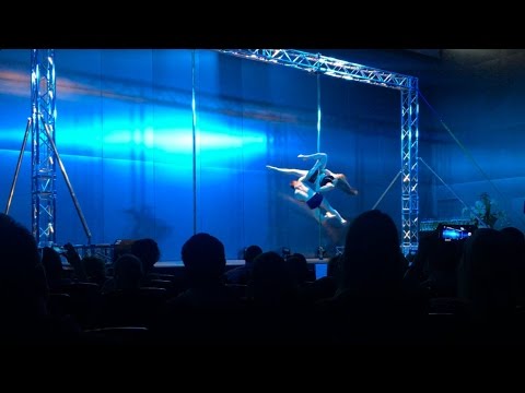 Pole Dance Show - występ jurorów - Anna Valfsson i Slava Ruza podczas Fit Weekend 2017