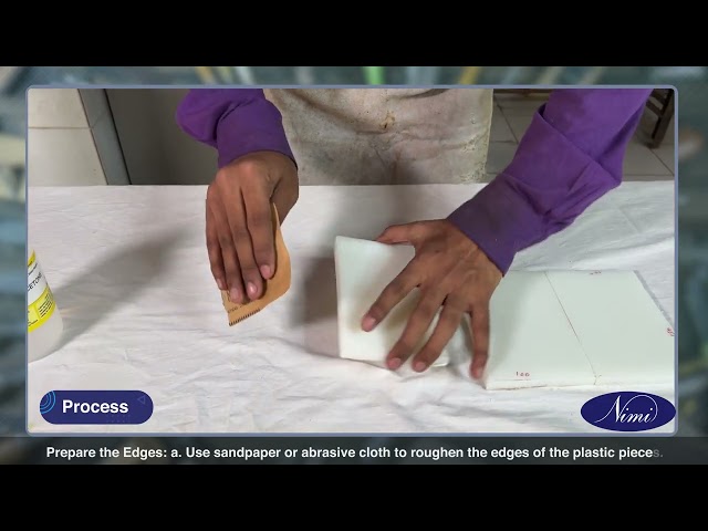 Make a plastic tank with plastic sheet of PVC dimension 150 x 100 x 100 mm