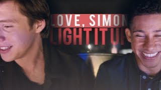 ✧ love, simon | light it up