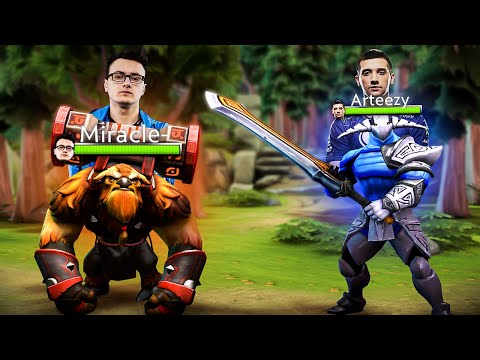 MIRACLE + ARTEEZY IN ONE Team - Legends of Dota 2