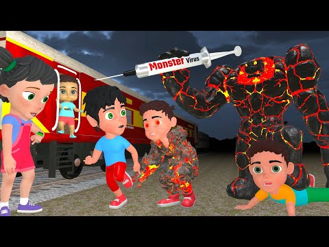 BITTU CHITTU COMEDY 35 | Monster Zombie Baba | Pagal Beta | Desi Comedy Video | Bisht vines