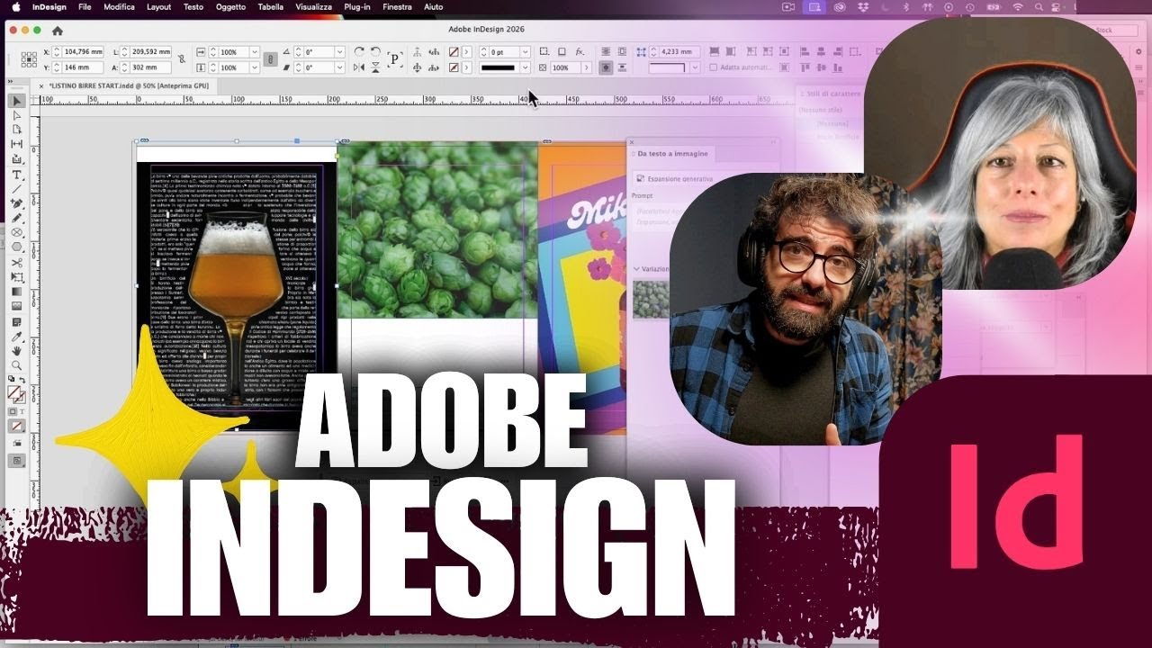 ADOBE INDESIGN - CORSO COMPLETO per IMPAGINARE BENE e VELOCEMENTE (facciamo un pieghevole)