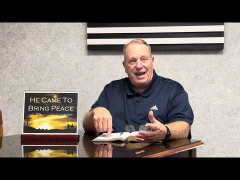 121124 – Devotional – Jesus Came To Bring Peace