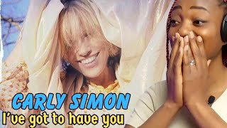 Carly Simon - I’ve got to have you reaction