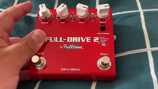 Video thumbnail for Fulltone Standard Line Full-Drive 2 V2 | Dual Overdrive (like and subscribe honest review) by Lost Groove Music
