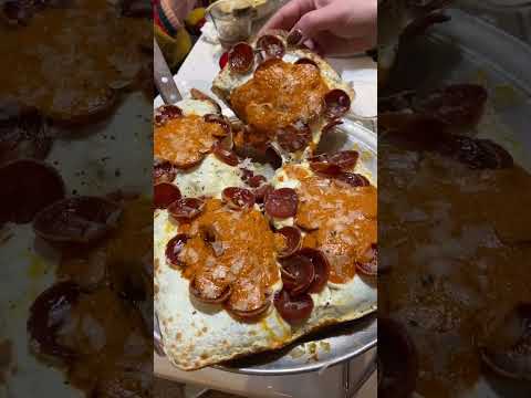 The vodka-roni sicilian from Andrew Bellucci is to literally die for. #shorts #bts #pizza