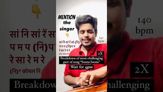 Soona Soona - Breakdown of most challenging part | #sarvshreshthamishra #sonunigam #breakdown #art