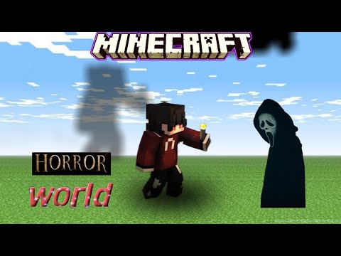 { HORROR WORLD IN MINECRAFT SURVIVAL WORLD THE GAME } 1.20 pe packet