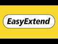 EasyExtend Absperrsystem - Animation Gurtband-System