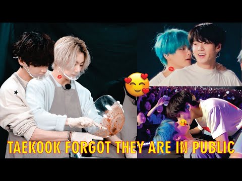 When Taekook forgot they are in public| BTS Taehyung & Jungkook love story