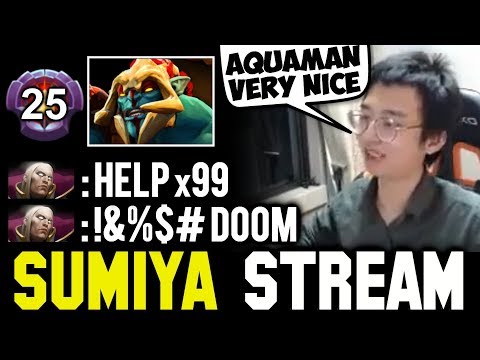 SUMIYA vs Master Tier Huskar & Crazy Doom | Sumiya Invoker Stream Moment #434