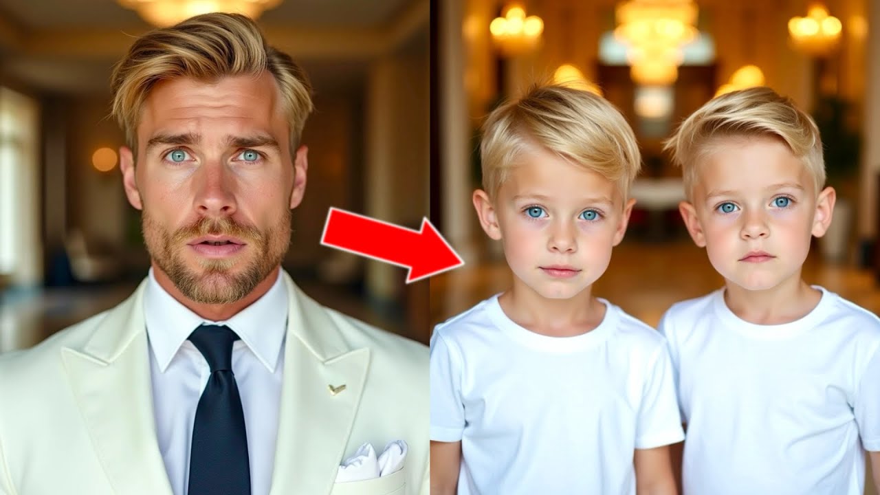The CEO millionaire didn’t know he had sons… until they approached him in a luxurious hotel!