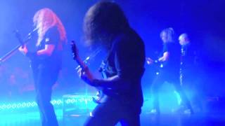 MEGADETH RATTLEHEAD with Kerry King, shot from stage, live 2010