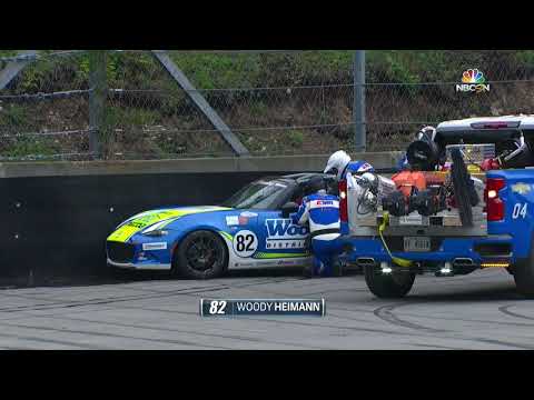 IMSA WTSC第8戦ロード・アメリカ Mazda MX-5カップレースフル動画