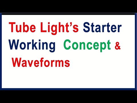 How starter of Tube light works, connection circuit diagram Video