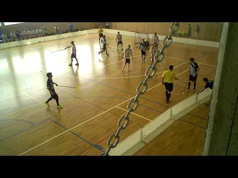 PRAGUE GAMES 2014 B18 - Semi final - SV Floorball St. Gator - Lindås Waves Black ( 3-4) Per1