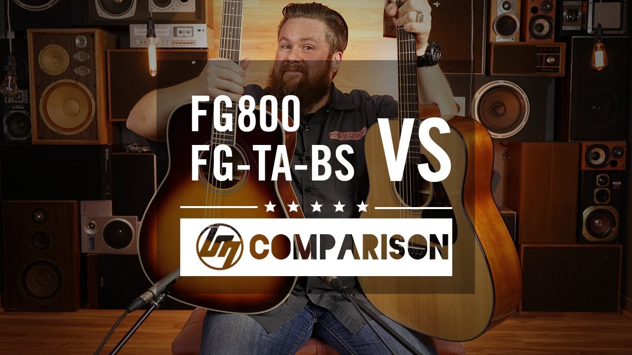 Yamaha FG-TA TransAcoustic Dreadnaught Guitar - Brown Sunburst