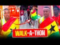 A Ghanaian Man Has Embarked On A Walk-A-Thon From Techiman To Accra… An Update