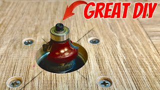 Stop wasting money! The easiest router table from laminate scraps!