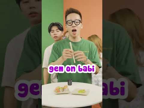 Tách đũa khó muốn chết: Ăn sushi hay mù tạt 😖😖😖