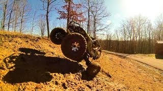 Axial Wraith Bashing - 4x4 Rock Racer Bash - Electric RC Truck