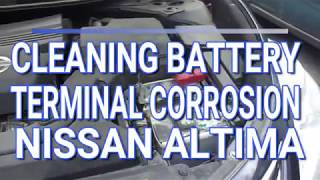 Cleaning Battery Terminal Corrosion / Nissan Altima
