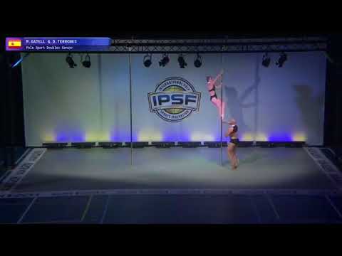 Doubles Maria Gatell Mateu & Denis Terrones Salinas of Spain -  Prelims 2017 World Pole Sports