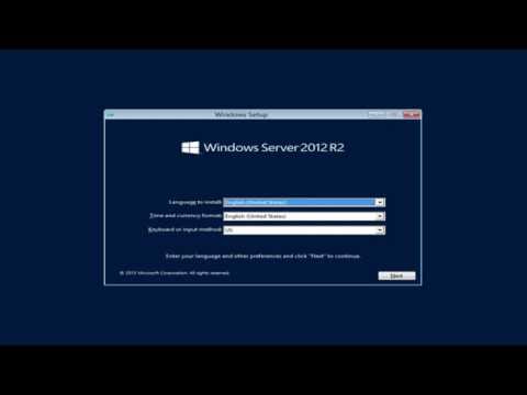 Windows Server 2012 R2 Installation