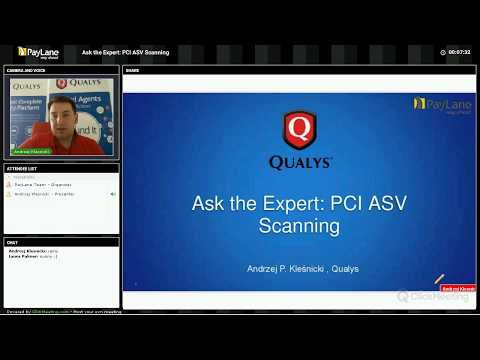 PCI ASV Scanning and other ways of automating PCI requirements [WEBINAR / QUALYS]