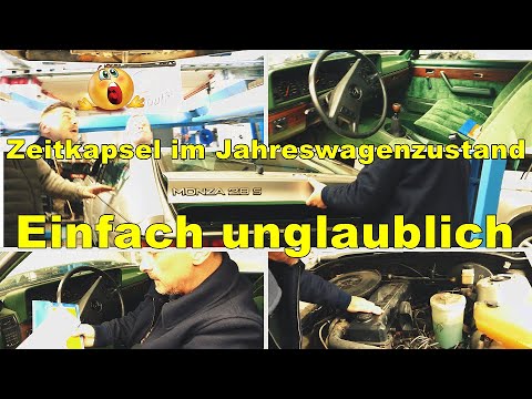 Die Zeit Kapsel! ein unberührter Opel Monza erweckt aus dem Dornröschenschlaf | GM Service Nagel