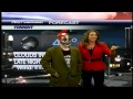 Scary Clown Surprises Chris During Weather Segment