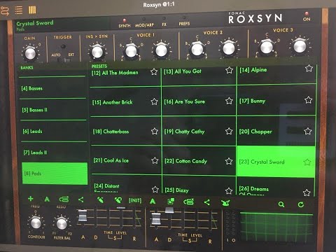 Yonac Roxsyn Crystal Sword Preset