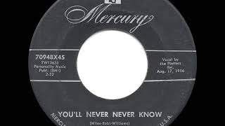 1956 HITS ARCHIVE: You’ll Never Never Know - Platters