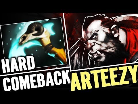 Arteezy Lycan Pro 20K Comeback with HEX Late Game 9K MMR Dota 2 RTZ