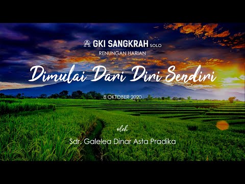 Renungan Harian GKI Sangkrah Solo 08 Oktober 2020