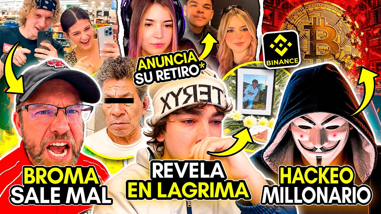 STREAMER en LAGRIMAS! INFLUENCERS FUNADOS por BROMA! FALLECE MONSTRUO de ATIZAPÁN! HACKEO MILLONARIO