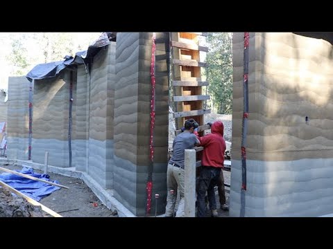 Rammed Earth Build and Training - Prince George, BC, 2021