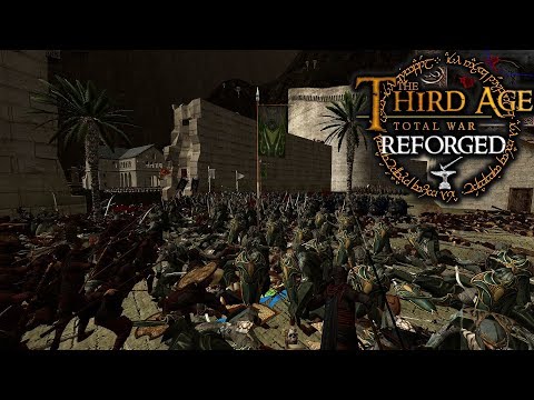 --THE DARKENING OF MINAS ITHIL-- Third Age: Reforged Patch .97 3v4 Siege Battle