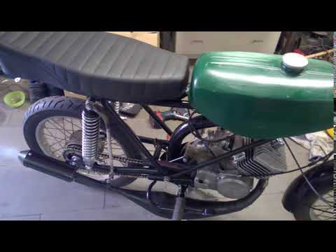 Simson Tuning RH85 Testzylinder Membran läuft des erste Mal CO2radtechnik