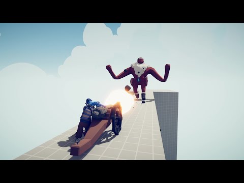 FAST FIRE CANNON VS EVERY UNIT TABS Totally accurate battle simulator