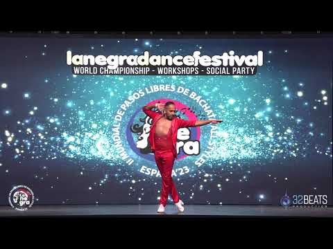 CARLOS ADRIANO FINAL SOLISTA MASCULINO BACHATA Mundial de Pasos Libres La Negra Salsa 2023
