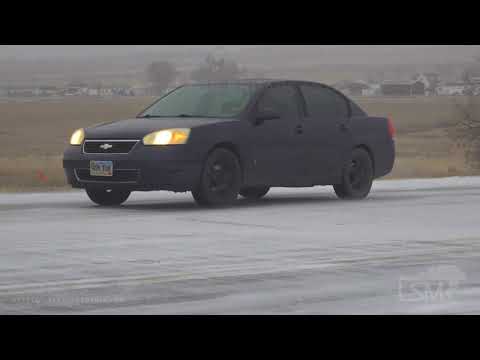 11-06-2019 Box Elder, SD - Snowy School Bus Accident and Sliding Cars