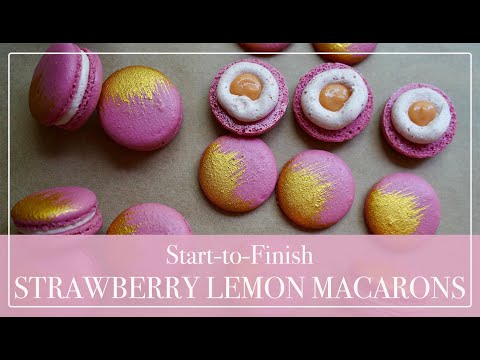 Strawberry Lemonade Macarons | Start-to-Finish Macaron Series | Recipes Included!